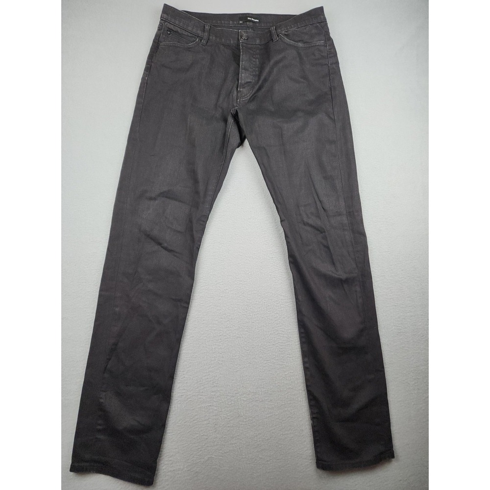 The Kooples Jeans Mens 32x34 Gray Charcoal Slim Skinny Stretch Denim KW2 PER HR